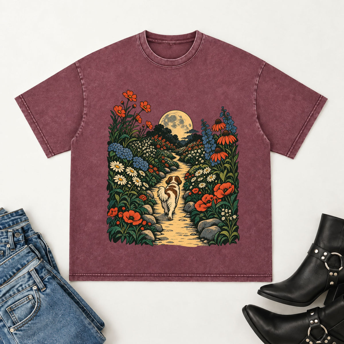 To the moon T-shirt