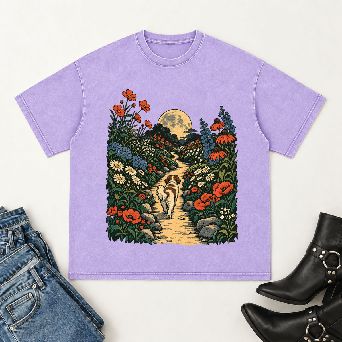 To the moon T-shirt
