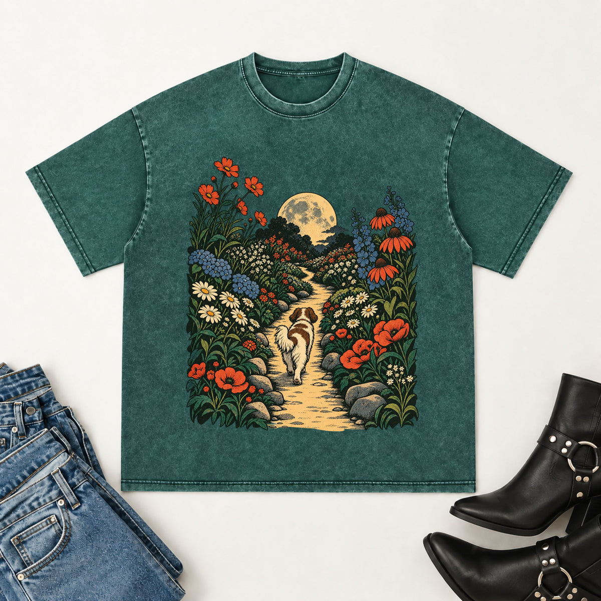 To the moon T-shirt